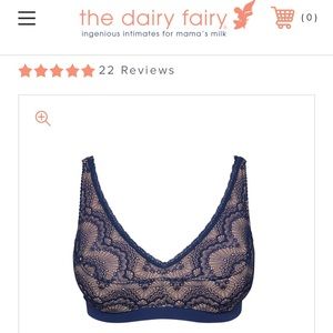 Dairy fairy Ruby pumping and nursing bra